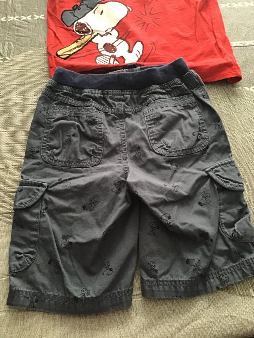 Boys' Hanna Andersson Snoopy Shorts Set 120/6-7, 130/8 Great Shape - Picture 2 of 2